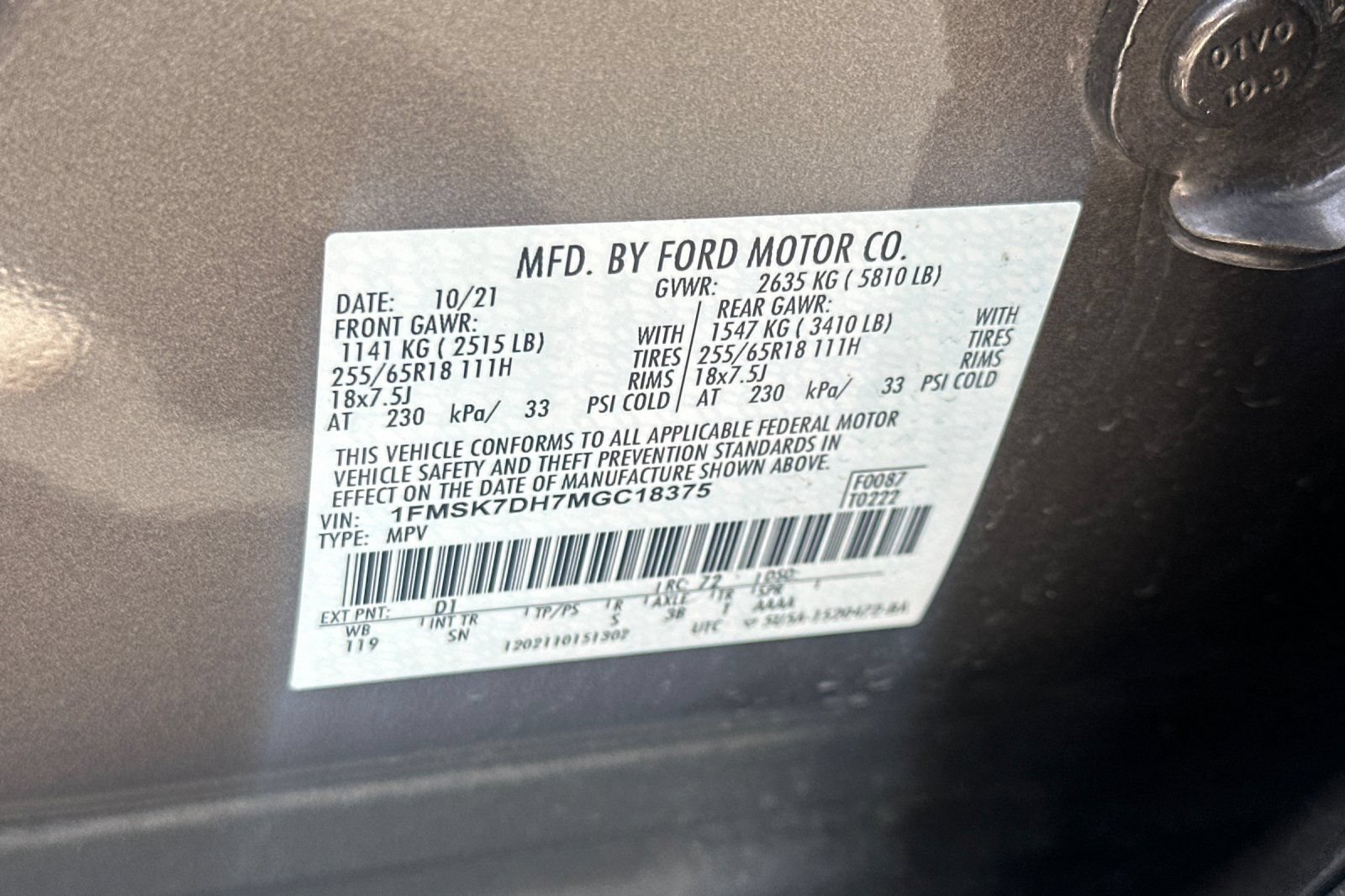 Used 2021 Ford Explorer XLT w/ Equipment Group 202A RWD image 54