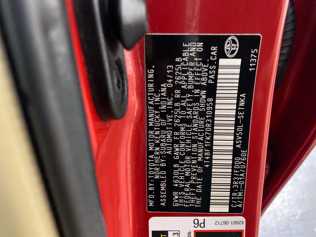 Used 2013 Toyota Camry LE FWD image 35