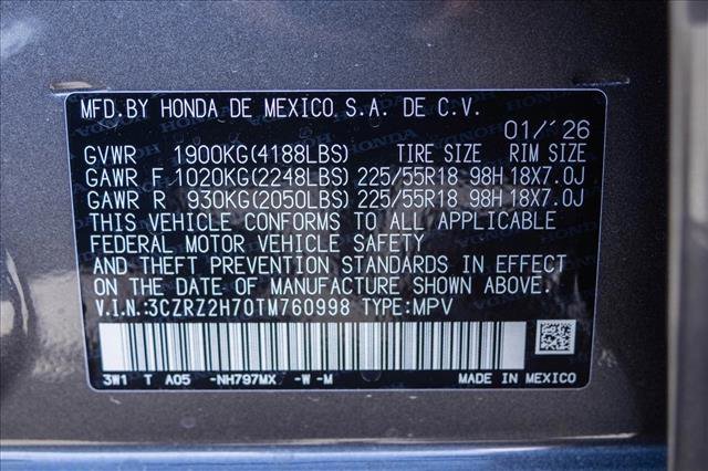 New 2026 Honda HR-V EX-L image 24