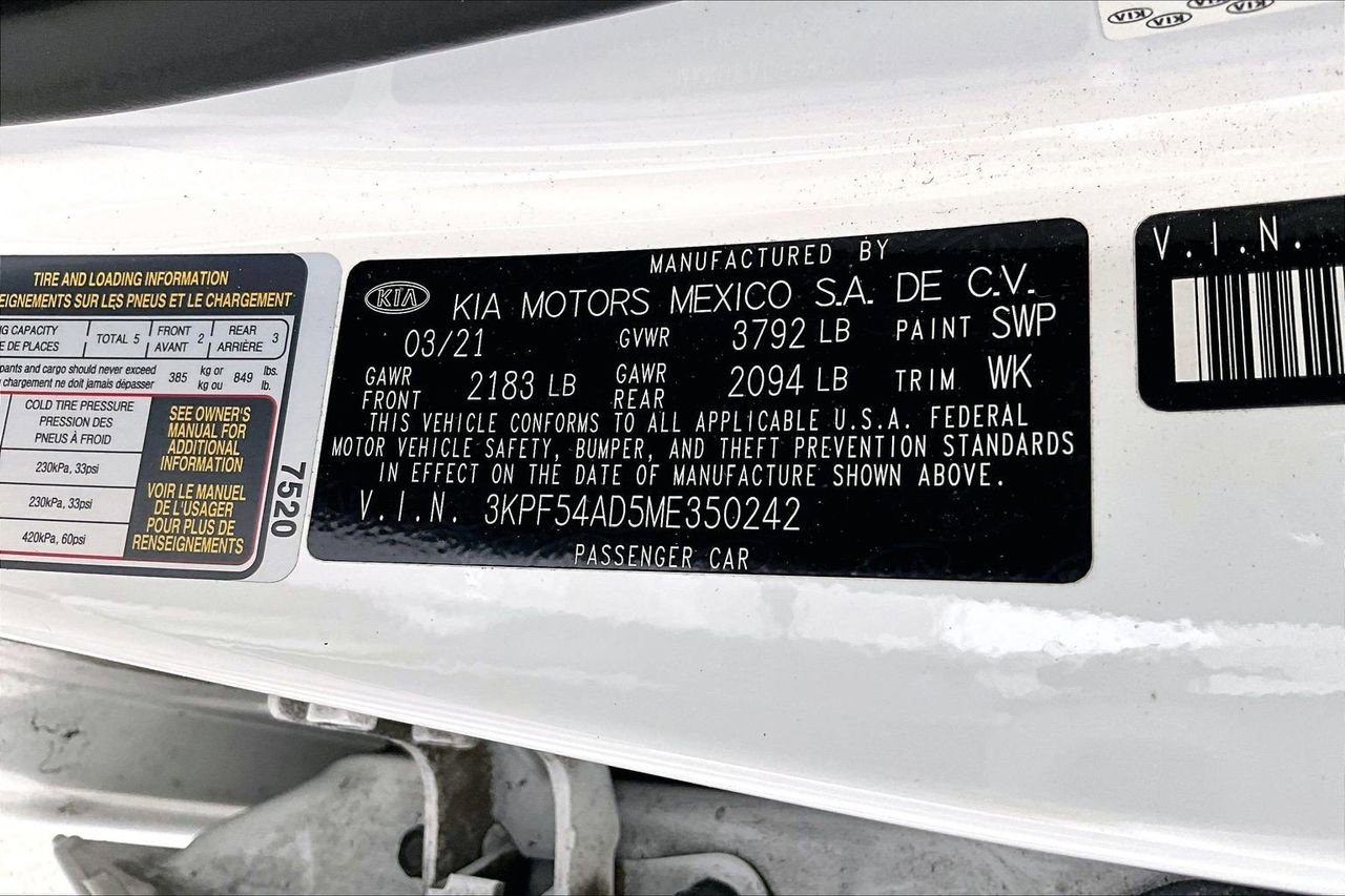 Used 2021 Kia Forte EX FWD image 8