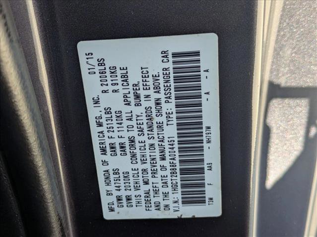 Used 2015 Honda Accord EX-L image 23