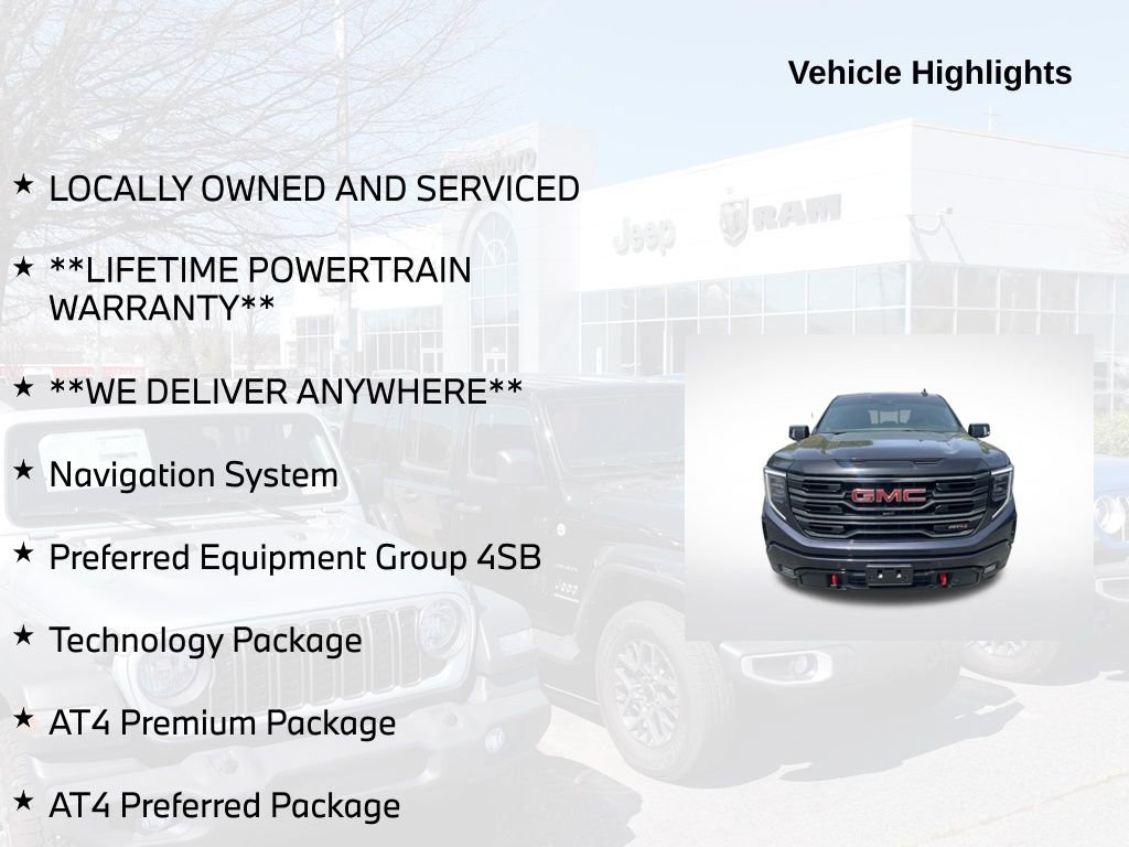 Used 2025 GMC Sierra 1500 AT4 w/ AT4 Premium Package AWD/4WD image 5