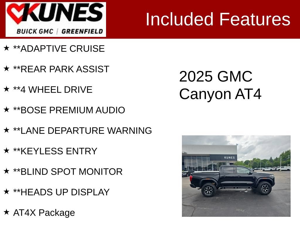 Used 2025 GMC Canyon AT4 w/ AT4X Package AWD/4WD image 3