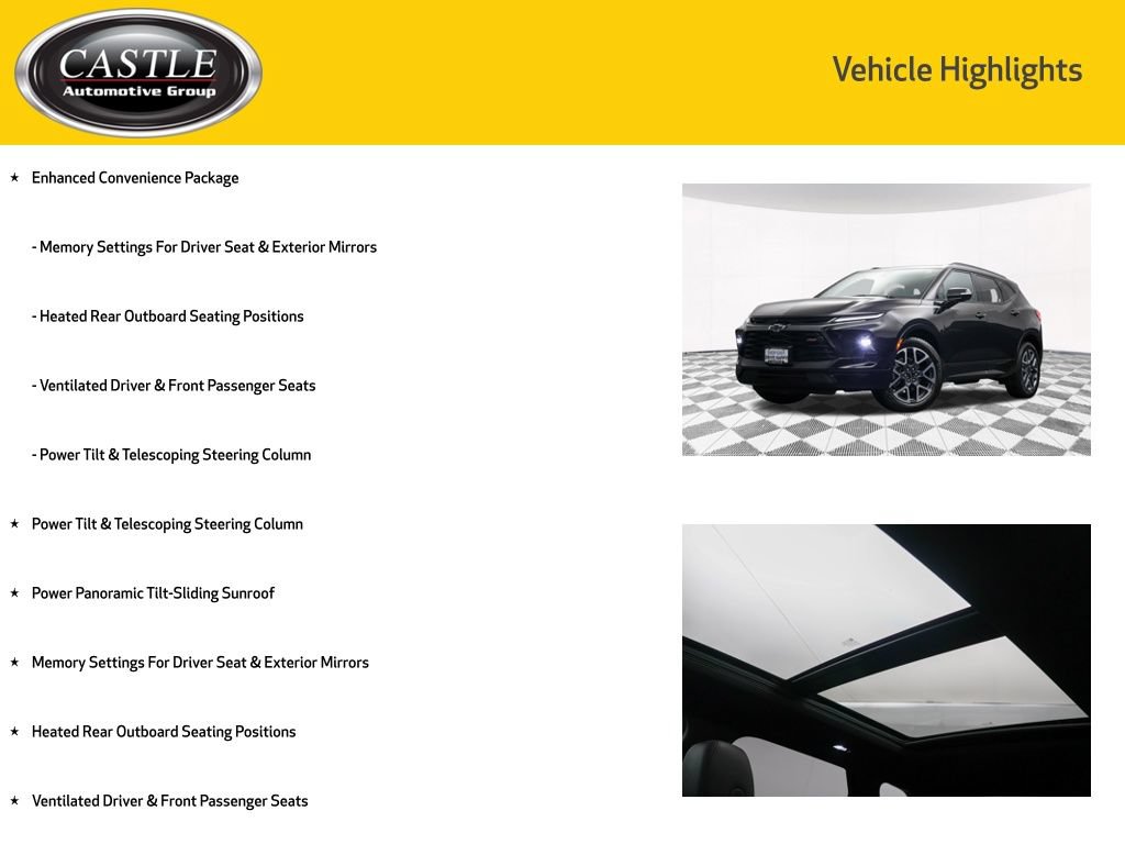Used 2024 Chevrolet Blazer RS w/ Enhanced Convenience Package AWD/4WD image 4