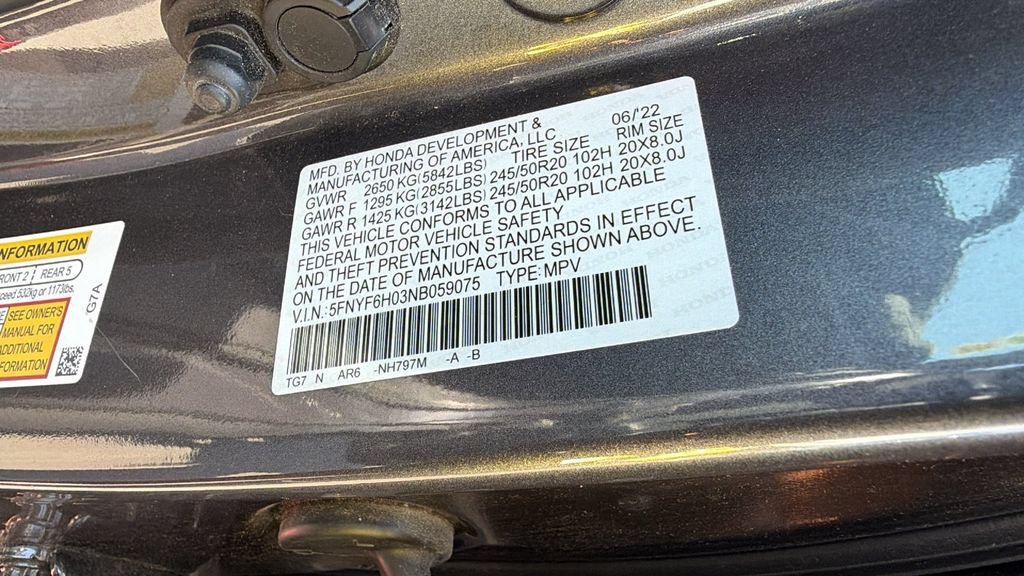 Used 2022 Honda Pilot Elite image 30
