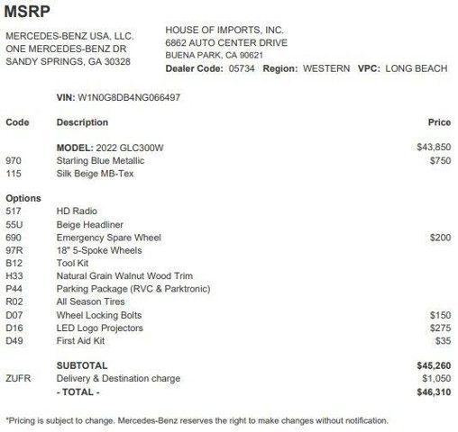 Certified 2022 Mercedes-Benz GLC 300 image 3
