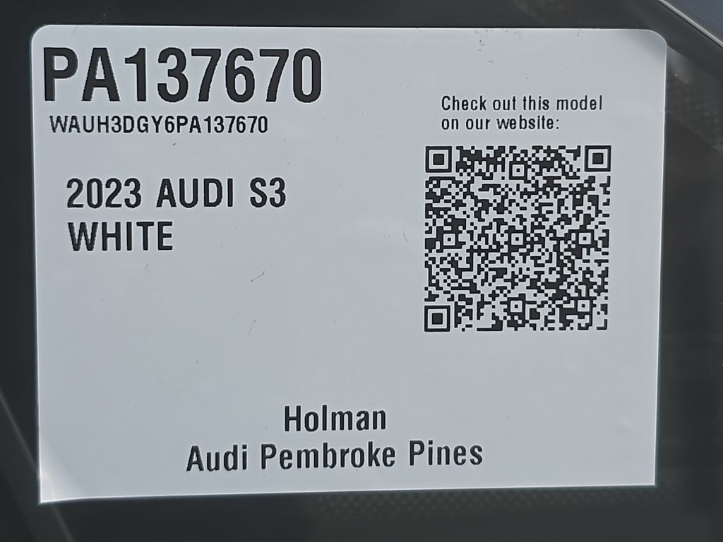 Used 2023 Audi S3 Premium Plus w/ Premium Plus Package AWD/4WD image 28