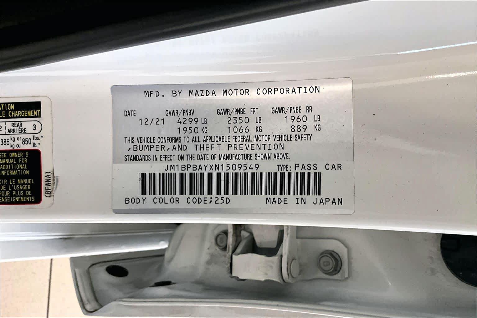 Used 2022 MAZDA MAZDA3 s AWD/4WD image 31