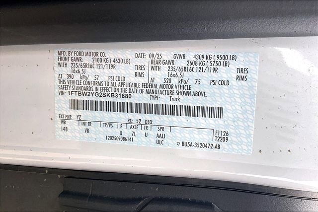 New 2025 Ford Transit 350 Low Roof AWD image 11