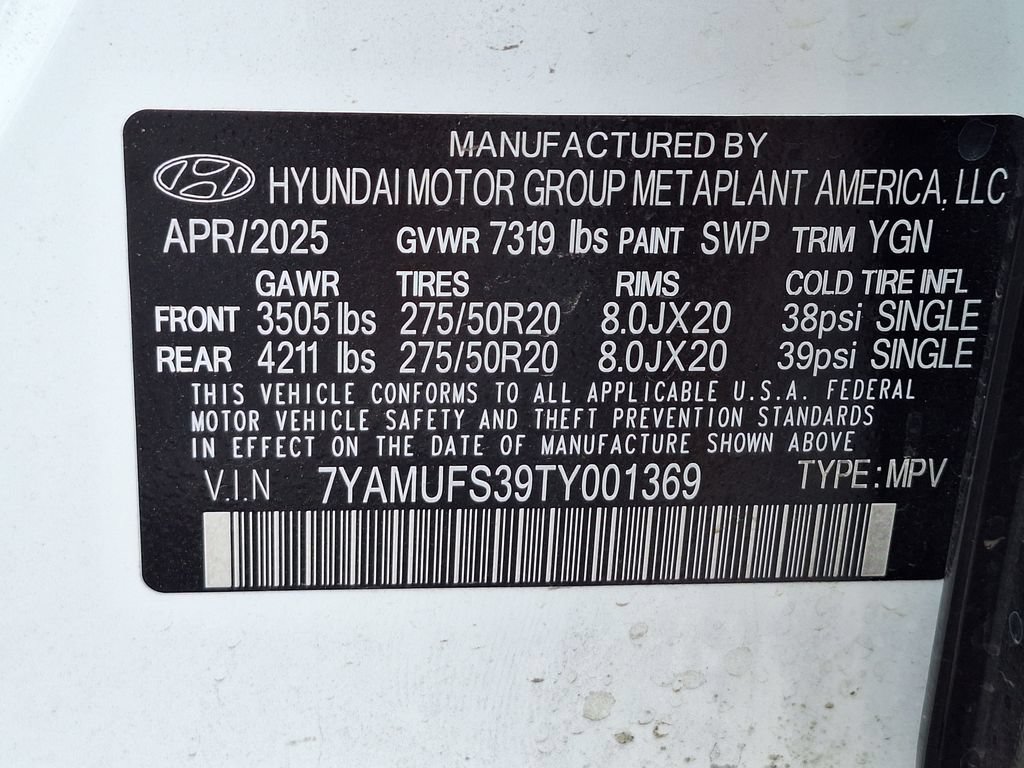Certified 2026 Hyundai Ioniq 9 SEL AWD/4WD image 35