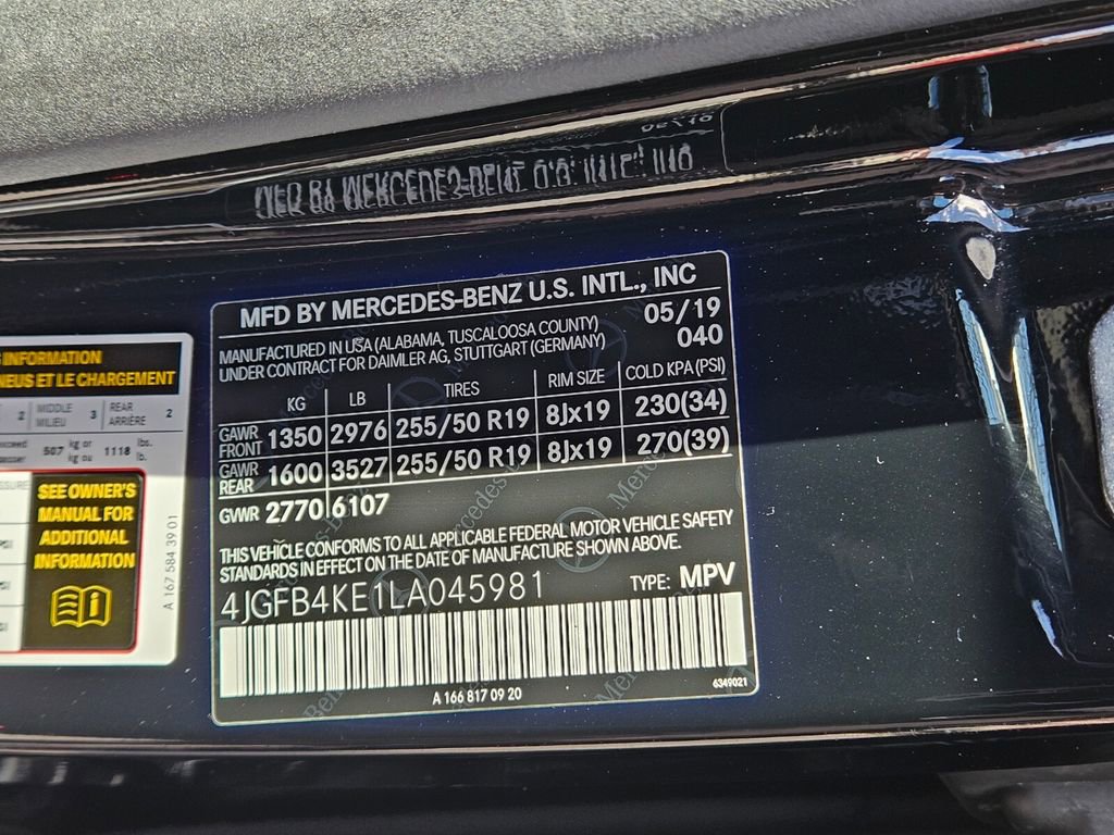 Certified 2020 Mercedes-Benz GLE 350 4MATIC image 28