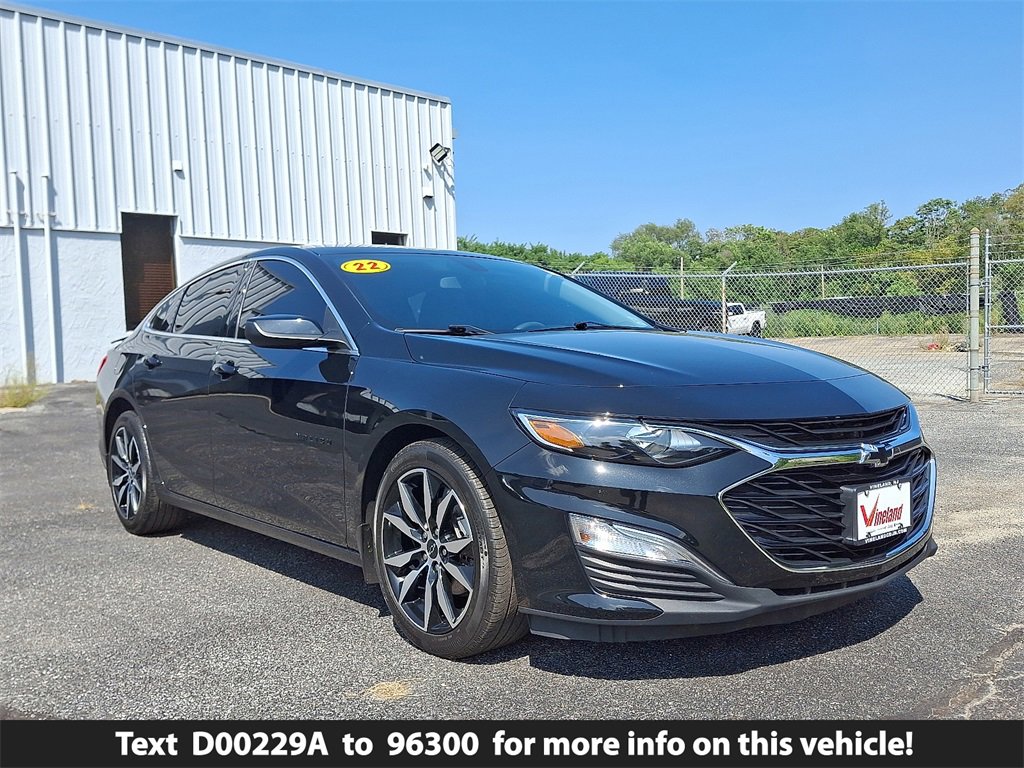 Used 2022 Chevrolet Malibu RS w/ LPO, Convenience Package 2