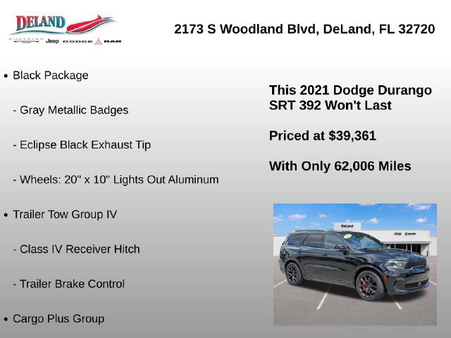 Used 2021 Dodge Durango SRT w/ Technology Group AWD/4WD image 15