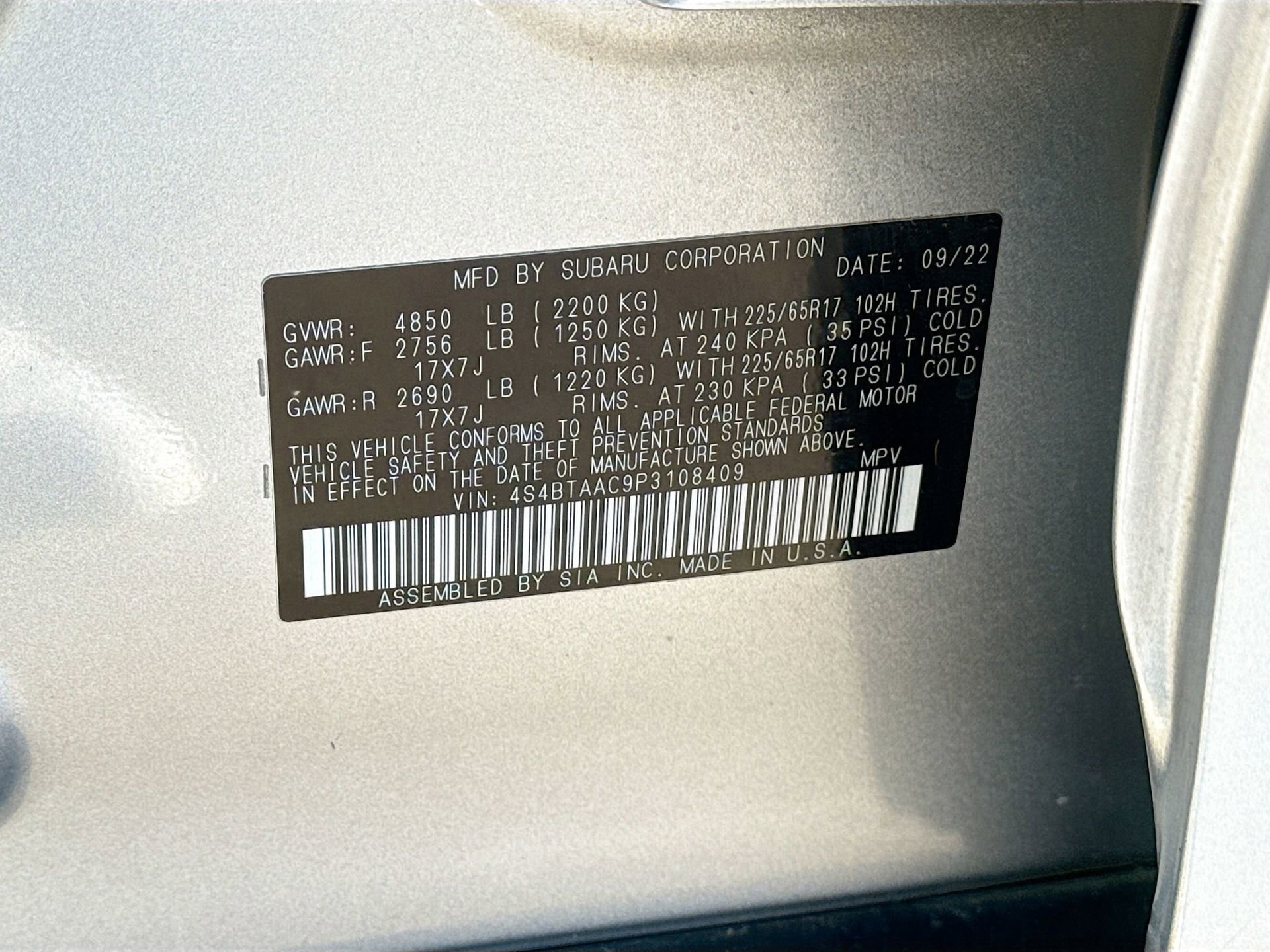 Used 2023 Subaru Outback 2.5i image 31