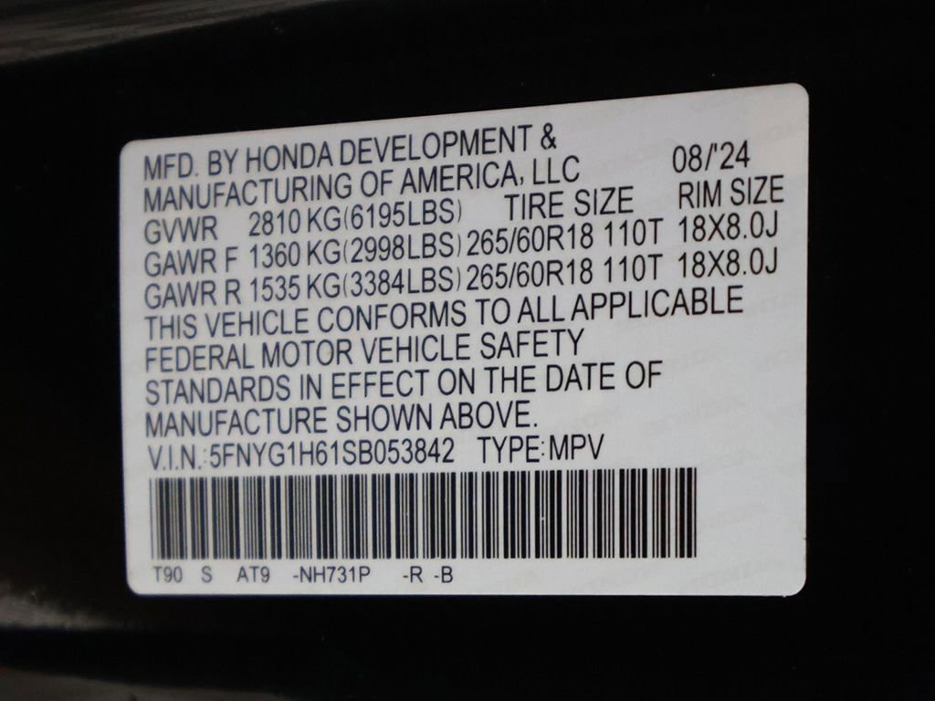 Certified 2025 Honda Pilot TrailSport image 61