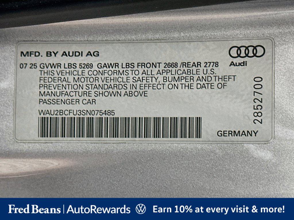 Used 2025 Audi A5 Premium Plus w/ Premium Plus AWD/4WD image 38