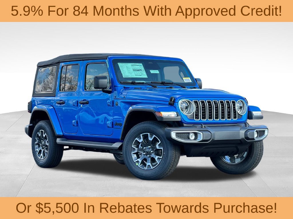 New 2026 Jeep Wrangler Unlimited Sahara AWD/4WD 360° Tour