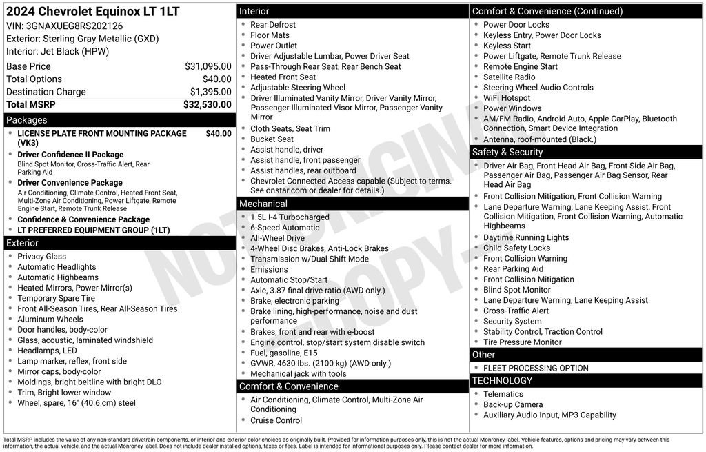 Used 2024 Chevrolet Equinox LT image 41