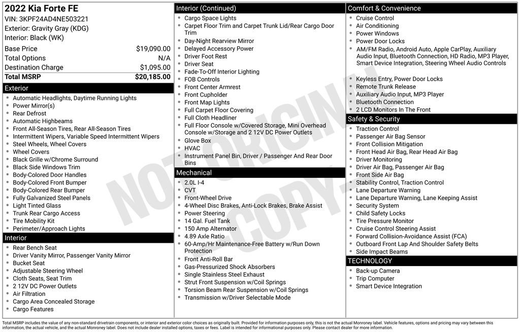 Used 2022 Kia Forte Sedan image 4