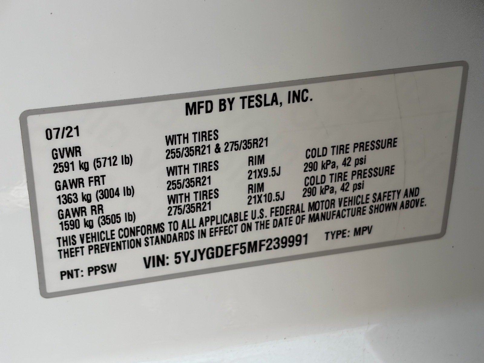 Used 2021 Tesla Model Y Performance AWD/4WD image 35