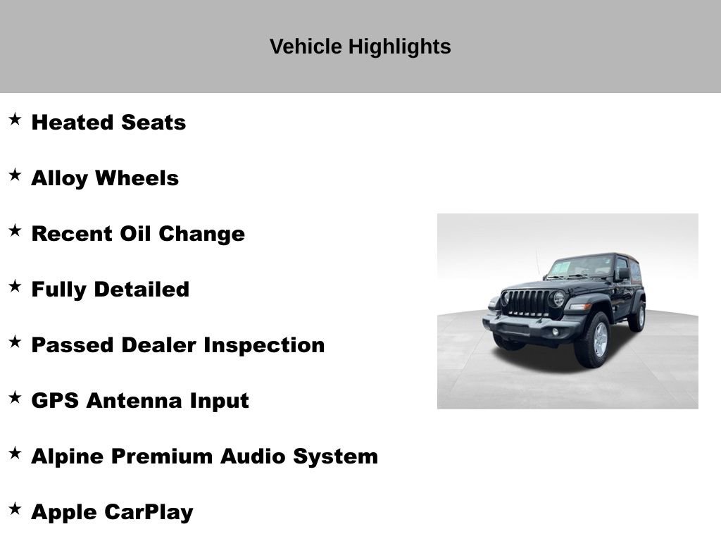 Used 2019 Jeep Wrangler Sport S image 9