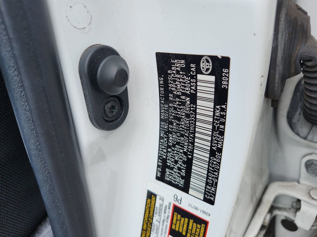 Used 2017 Toyota Camry LE FWD image 21