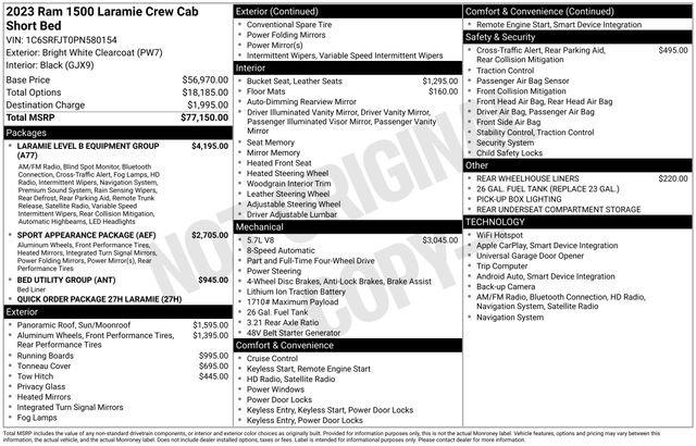 Certified 2023 RAM 1500 Laramie AWD/4WD image 36
