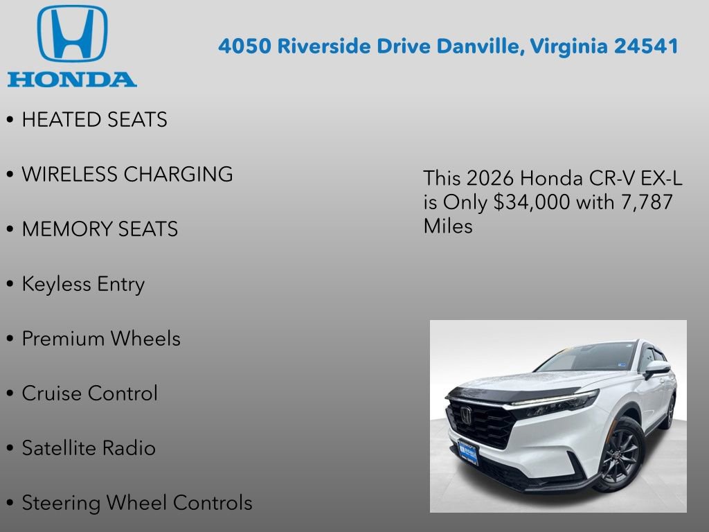 Certified 2026 Honda CR-V EX-L image 7