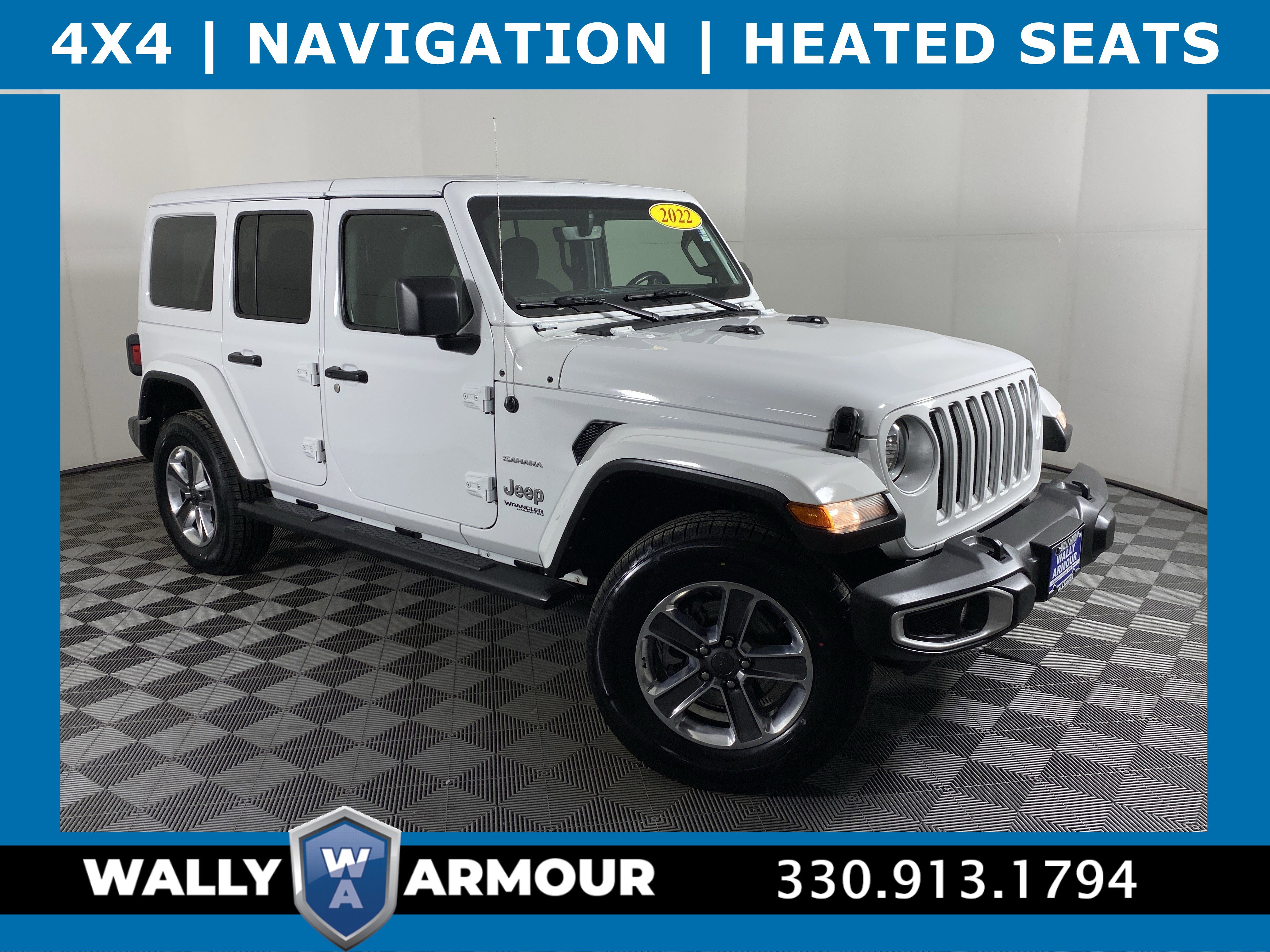 Used 2022 Jeep Wrangler Unlimited Sahara w/ Cold Weather Group