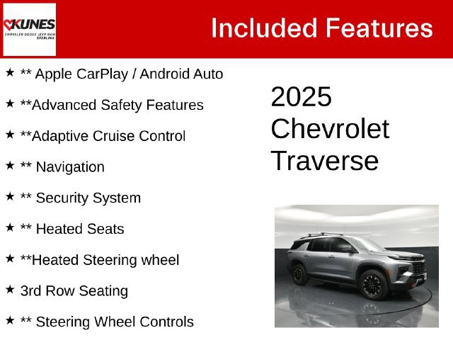 Used 2025 Chevrolet Traverse Z71 w/ Driver Confidence Package AWD/4WD image 4