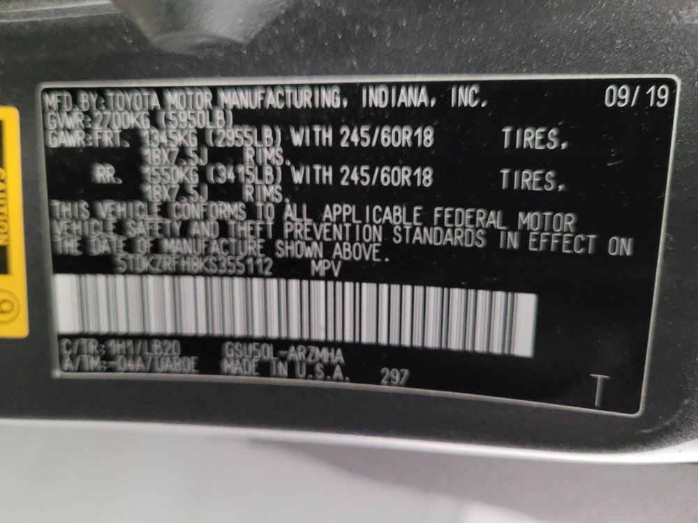 Used 2019 Toyota Highlander XLE image 33