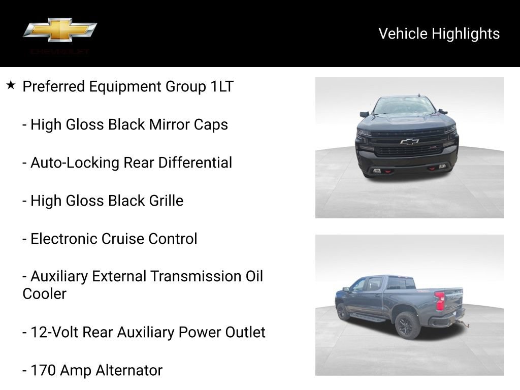 Used 2021 Chevrolet Silverado 1500 LT Trail Boss w/ Convenience Package II AWD/4WD image 19