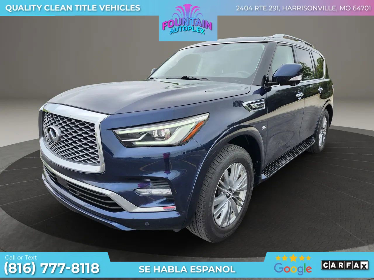 Used 2018 INFINITI QX80 4WD