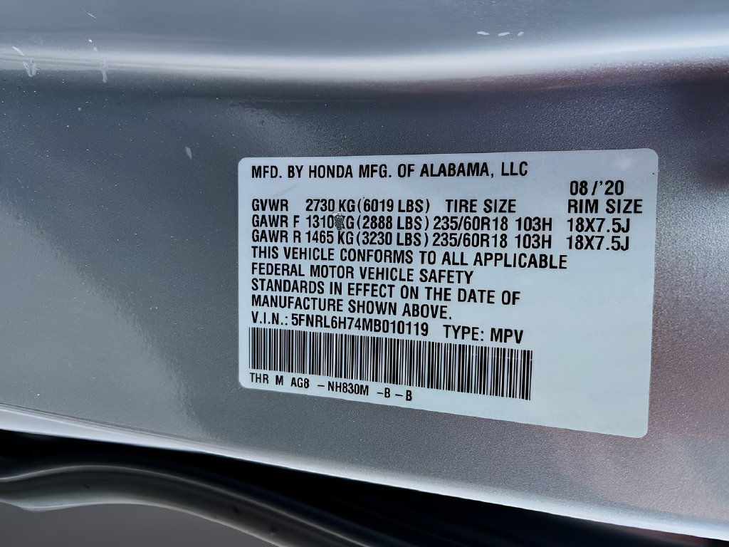 Used 2021 Honda Odyssey EX-L image 12