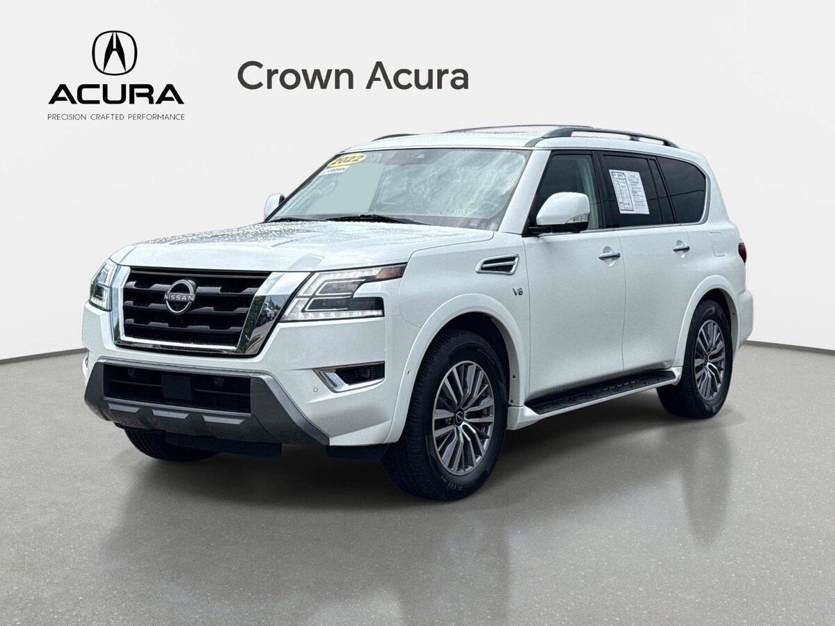 Used 2022 Nissan Armada SL w/ Captain's Chairs Package AWD/4WD video 1