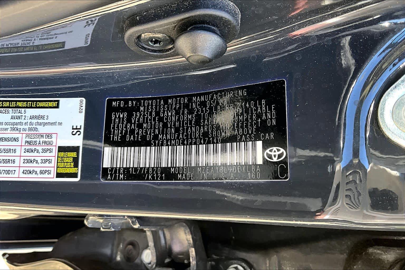 Certified 2023 Toyota Corolla LE FWD image 36