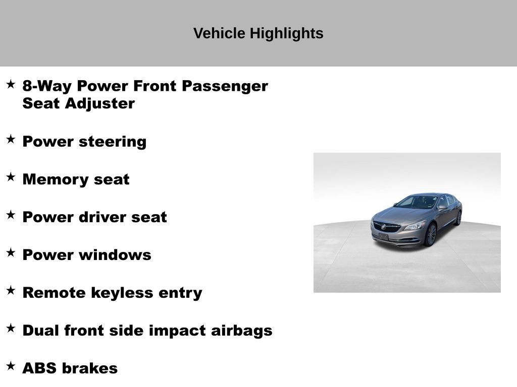 Used 2017 Buick LaCrosse Essence w/ Dynamic Driver Package FWD image 17