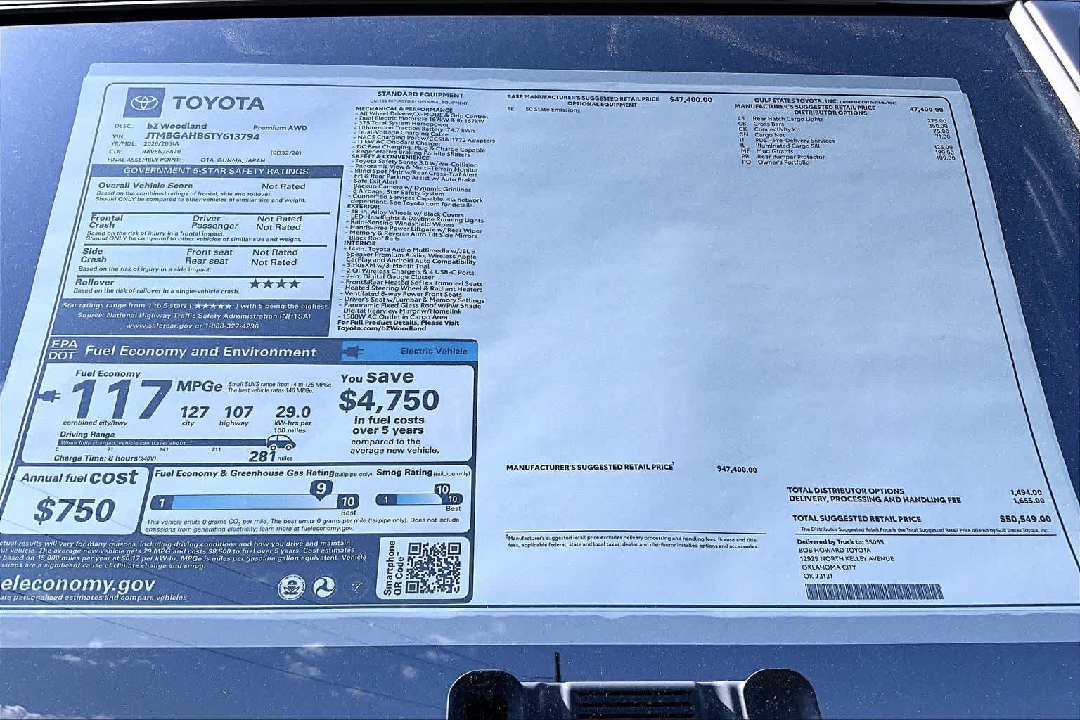 New 2026 Toyota bZ Woodland AWD/4WD image 21