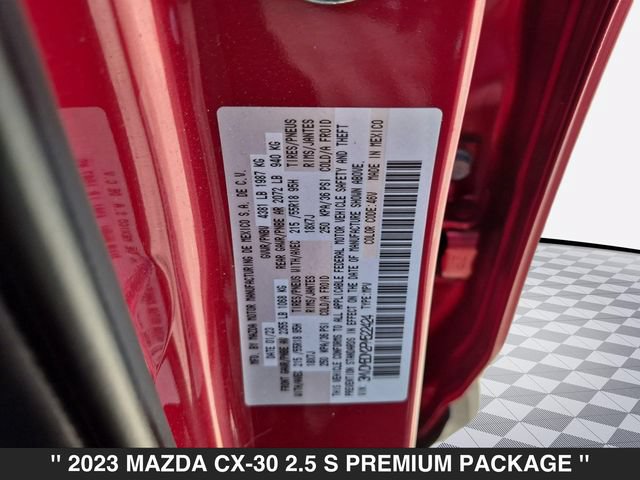 Certified 2023 MAZDA CX-30 AWD 2.5 S w/ Premium Package image 37