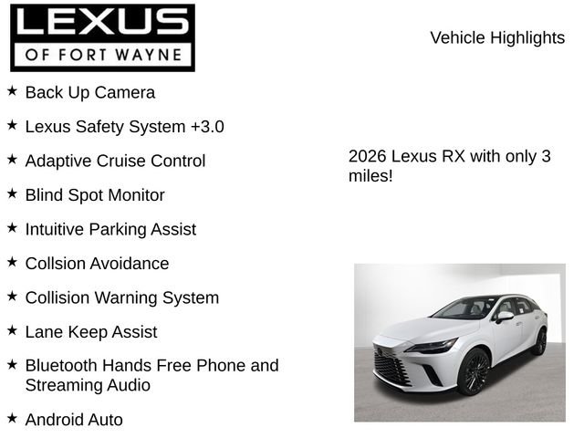 New 2026 Lexus RX 350 AWD image 7