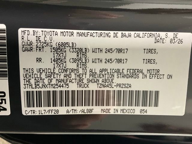 New 2026 Toyota Tacoma SR5 image 23