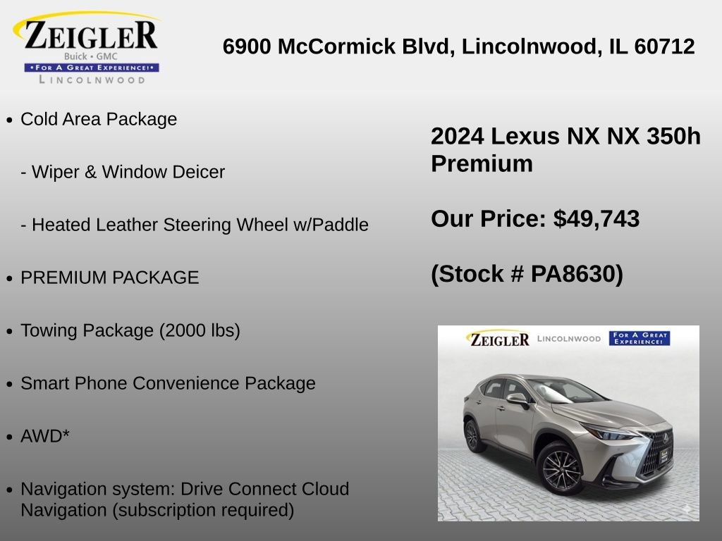 Used 2024 Lexus NX 350h AWD image 6