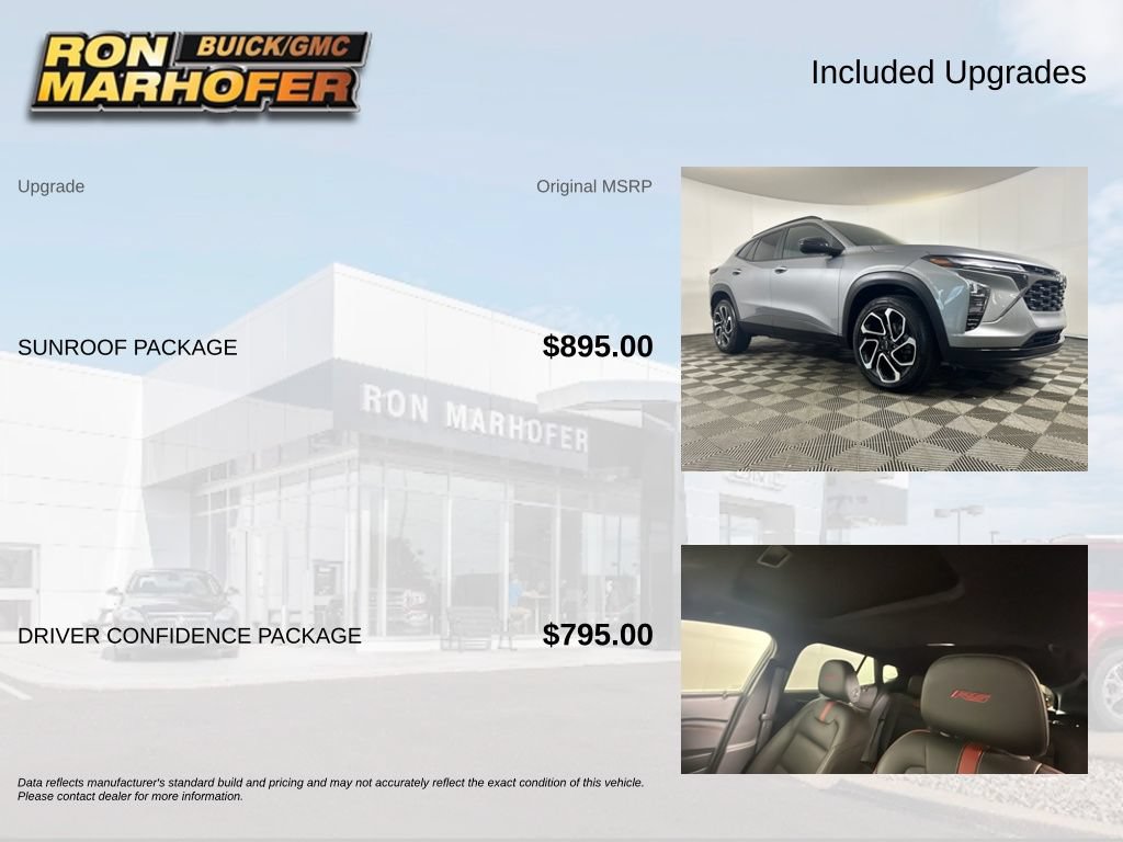 Used 2024 Chevrolet Trax RS w/ Sunroof Package FWD image 6