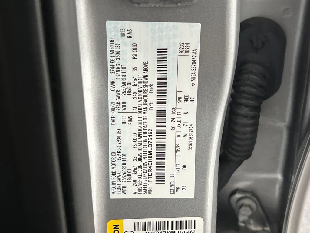 Used 2021 Ford Ranger Lariat w/ Trailer Tow Package image 28