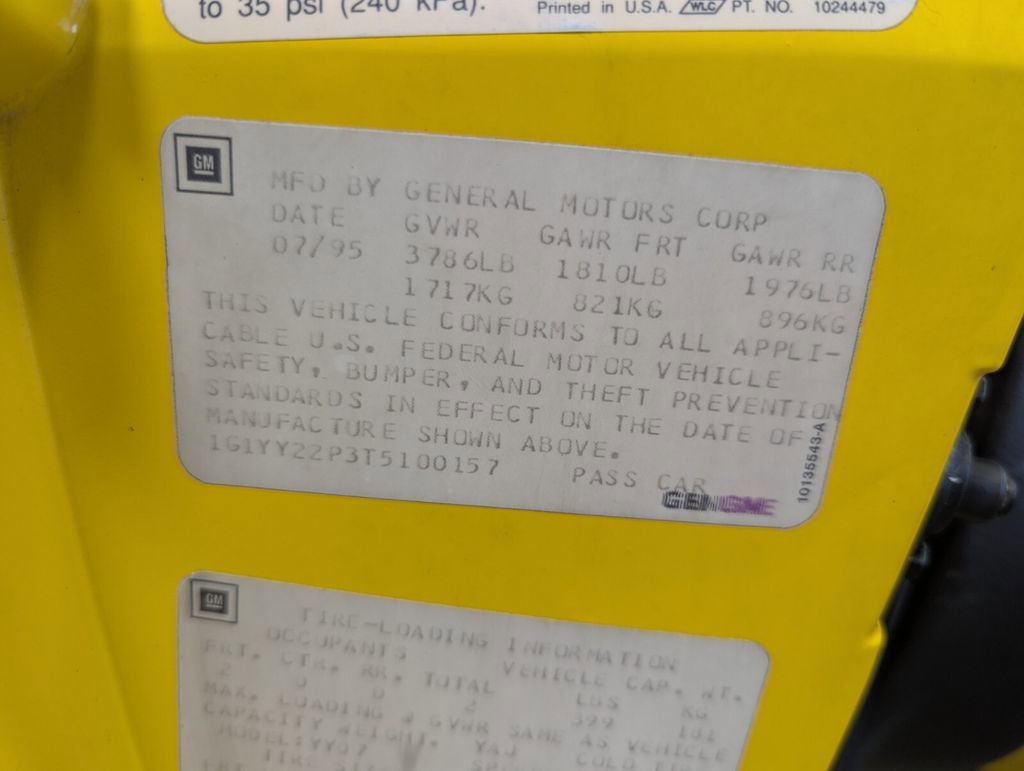 Used 1996 Chevrolet Corvette Coupe image 23