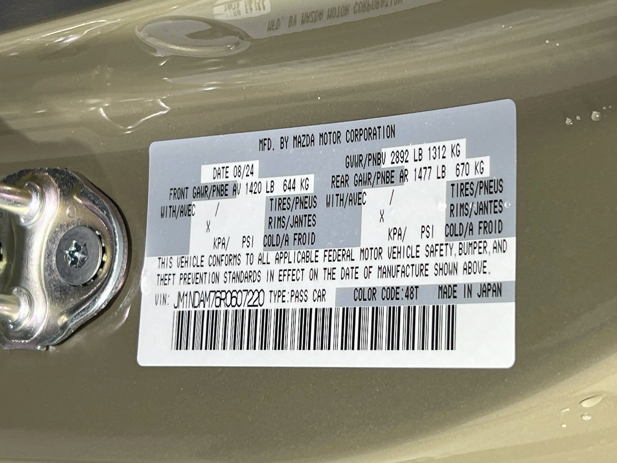 Used 2024 MAZDA MX-5 Miata RF Grand Touring RWD image 29