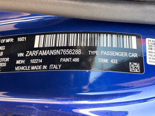 Used 2022 Alfa Romeo Giulia Sprint RWD image 21