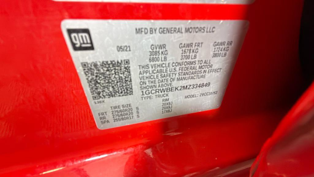 Used 2021 Chevrolet Silverado 1500 Custom image 36