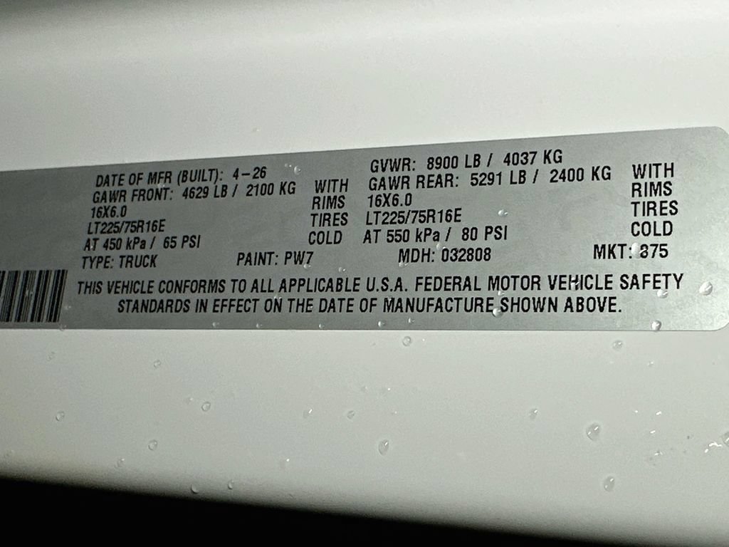 New 2026 RAM ProMaster 2500 w/ Safety Group FWD image 24