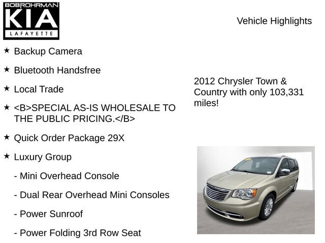 Used 2012 Chrysler Town & Country Limited w/ Luxury Group image 8